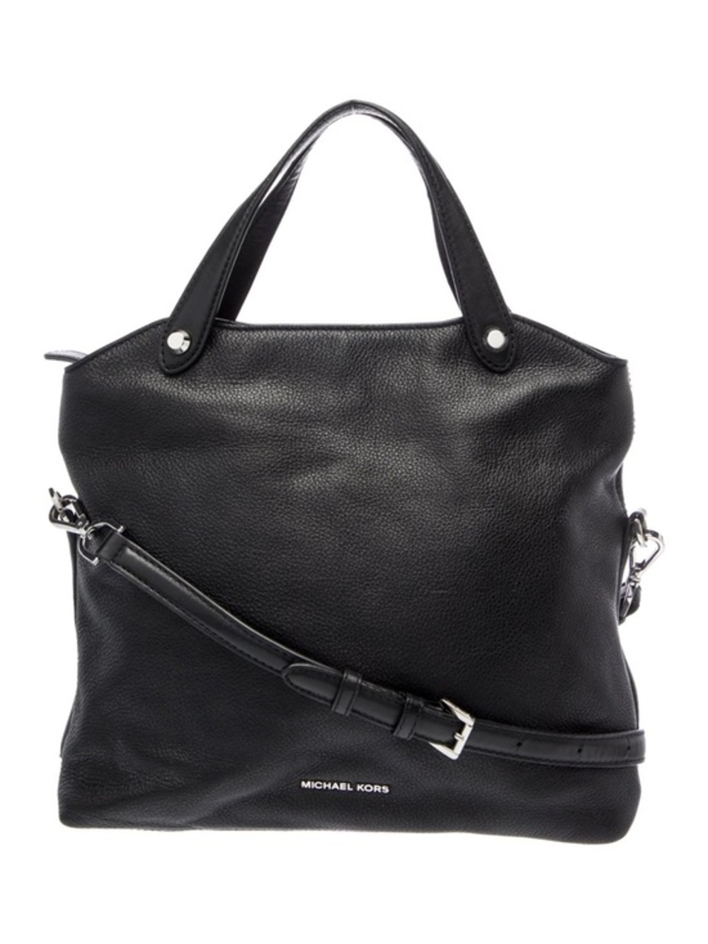 Women’s Micheal Kors Signature Crossbody Black Pebble Leather